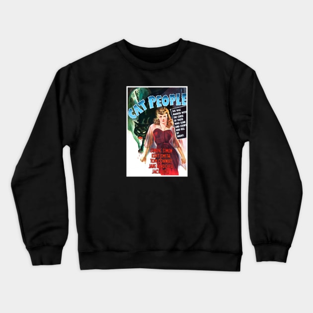 Cat People Crewneck Sweatshirt by Asanisimasa